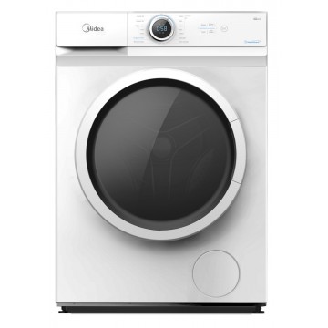Midea Πλυντήριο Ρούχων 10kg με Τεχνολογία Ατμού 1400 Στροφών Health Guard MF100W100BA/W-GR